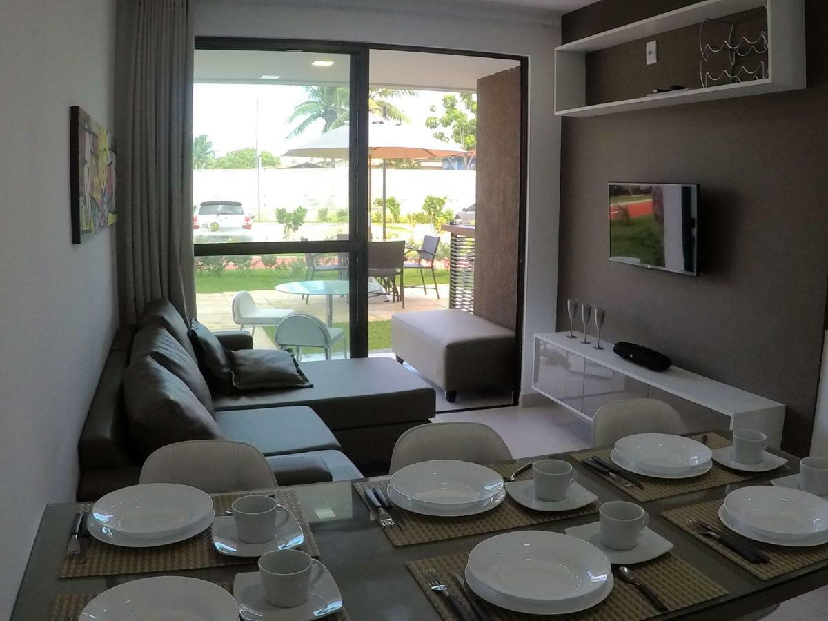 Flat Terreo Beira-Mar No Resort Cupe Beach Living Em Pôrto das Galinhas מראה חיצוני תמונה